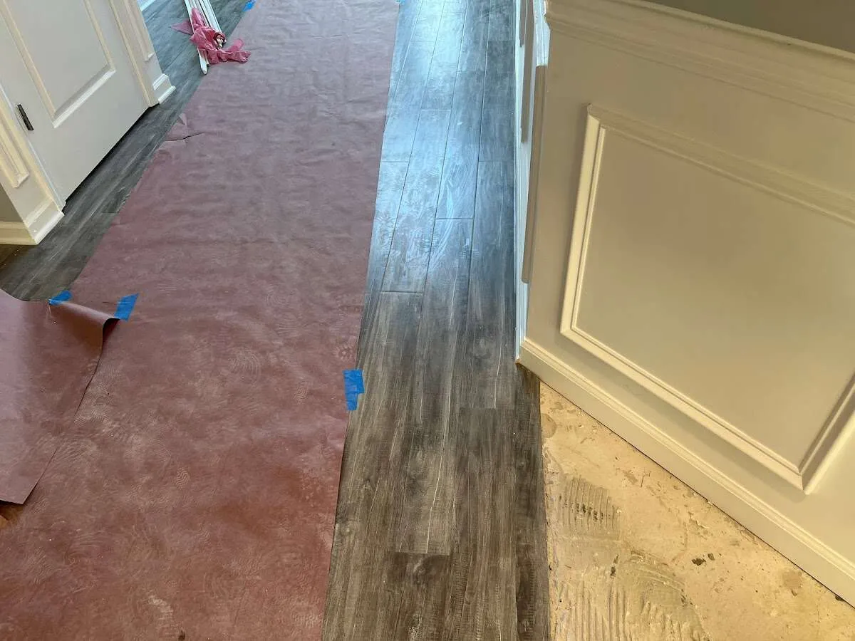 Completed marble shower restoration in The Pinery